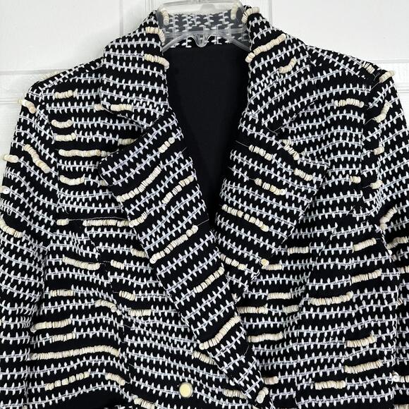 NEW Revolve Embroidered Embellished Jacket Blazer Women’s S/M - Picture 3 of 8